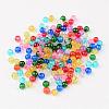 Mixed Crackle Glass Beads X-CCG-Q001-4mm-M-3