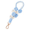 Hand-woven Flower Pendant Decorations KEYC-TAC0009-02KCG-04-2