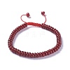 Adjustable Nylon Cord Braided Bead Bracelets BJEW-F369-B10-1