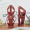 Adjustable PU Leather Cord Bracelet with Wax Cord AJEW-WH20064-34B-7