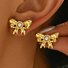 Fashionable 201 Stainless Steel Stud Earrings BN2349-1-1