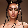 1 Bag Alloy Hair Braid Pendant OHAR-BM0001-06-5