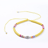 Adjustable Nylon Cord Braided Beaded Necklaces NJEW-JN02727-01-1