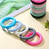 9Pcs Ring Food Grade Eco-Friendly Silicone Beads JX895H-6