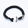 Nylon Cord Bracelets BJEW-P173-46-2