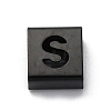 Ion Plating(IP) 304 Stainless Steel Square Slide Charms STAS-L132-10S-B-1