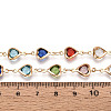 Handmade Brass Heart Link Chains CHC-N024-03KCG-3