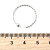Brass Cuff Ring Settings LS-KK-P337-01P-4