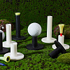 AHADERMAKER 16Pcs 8 Styles Rubber Golf Tee Holders for Practice & Driving Range Mat AJEW-GA0005-82-5