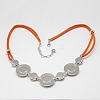Faux Suede Necklace Makings X-NJEW-R145-06-2