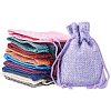 Burlap Packing Pouches Drawstring Bags ABAG-PH0002-05-9x7cm-7