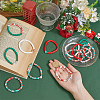 14Pcs 2 Sets Christmas Theme Polymer Clay Heishi Beaded Stretch Bracelets BJEW-ME0001-17B-3