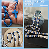 600Pcs 5 Colors Dyed Natural Wood Beads WOOD-SC0002-39-6