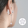 30Pcs Acrylic Ear Nuts FIND-HS0002-42-6