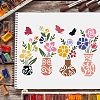 Large Plastic Reusable Drawing Painting Stencils Templates DIY-WH0202-192-6