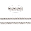 Tarnish Resistant 304 Stainless Steel Cuban Link Chains CHS-K016-03A-P-2