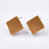 Flocky Iron Stud Earring Findings IFIN-S704-36C-1