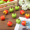 60Pcs 2 Colors Foam Imitation Apple DJEW-CA0001-43-5