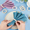 Imitated Pearl Acrylic Napkin Rings AJEW-FH00001-3