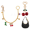 2Pcs Alloy Enamel & Resin Bag Strap and Pendant Decorations HJEW-OC00343-1