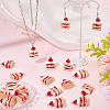 20Pcs Opaque Resin Pendants RESI-SC0036-49-3