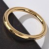 304 Stainless Steel Plain Bangles for Women LS-BJEW-S161-10G-3