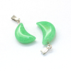 Moon Dyed Natural Malaysia Jade Pendants LS-G-Q369-15-2