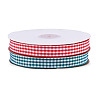 2 Rolls 2 Colors Polyester Ribbon OCOR-TA0001-43-9