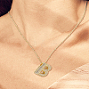 1Pc Brass Micro Pave Cubic Zirconia Letter Pendant Necklaces NJEW-LP0001-43B-G-4