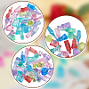 CRASPIRE 100Pcs Plastic Beads KY-CP0001-14-6