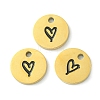 Ion Plating(IP) 304 Stainless Steel Manual Polishing Charms STAS-C075-17G-3