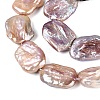 Natural Baroque Keshi Pearl Beads Strands PEAR-S020-K12-4