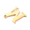PVD Vacuum Plating  304 Stainless Steel Charms STAS-H112-M-G-3