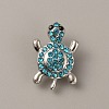 Alloy Rhinestone Snap Buttons LS-FIND-WH0111-246-1