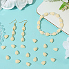 100Pcs Dyed Synthetic Coral Carved Beads CORA-SC0001-15-3