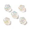 UV Plating Rainbow Iridescent Acrylic Beads PACR-M002-05A-1