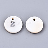 Natural Freshwater Shell Pendants SHEL-Q018-01A-Z-P-2