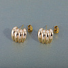 Banana Brass Stud Earrings GV0616-2