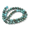 Dyed Natural Dolomite Beads Strands G-D337-8mm-D01-3