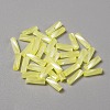 Opaque Colours Glass Twist Bugle Beads GLAA-WH0039-08B-1