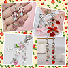 24Pcs 2 Colors Transparent Acrylic Pendants OACR-SC0002-51-6