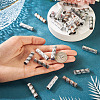 30Pcs 3 Colors Rack Plating Aluminum Beads ALUM-TA0001-04-6