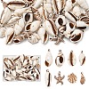 40Pcs 8 Styles Spray Painted Opaque Acrylic Pendants ACRP-YW0001-21-1