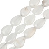 Natural White Jade Beads Strands G-Z105-B01-01A-2