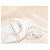 Brass Ring Hoop Earrings for Women EJEW-A121-17B-S-1