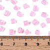 Transparent Inside Colours Glass Seed Beads SEED-T007-11H-4