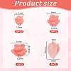 4 Sizes Synthetic Coral Beads CORA-OC0001-02-2