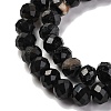 Natural Black Tourmaline Beads Strands G-K380-A06-01-4