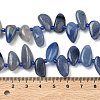 Natural Blue Aventurine Beads Strands G-P604-A18-01-3