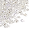 500Pcs 10 Style ABS Plastic Imitation Pearl Beads KY-BY0001-02-5